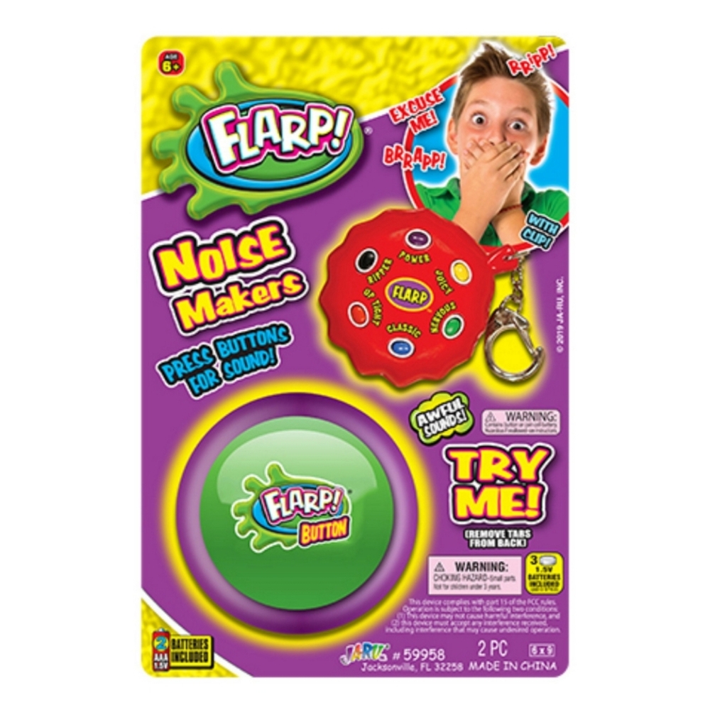 NEW FLARP! Noise Makers Burp Fart Prank Noise Maker Keychain Button
